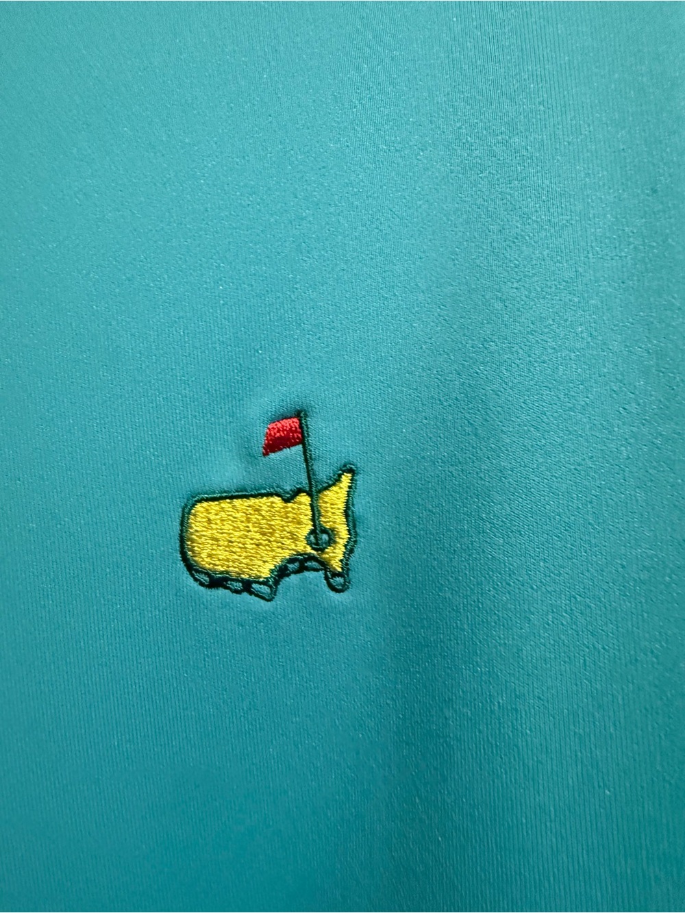 Mens 1/2 zip Masters pullover bought at Augusta. XL